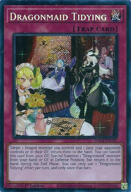 Image for Dragonmaid Tidying (Secret Rare) (Quarter Century Stampede) (RA04-EN102) - YuGiOh