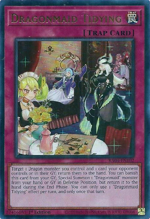 Image for Dragonmaid Tidying (UR) (Quarter Century Stampede) (RA04-EN102) - YuGiOh