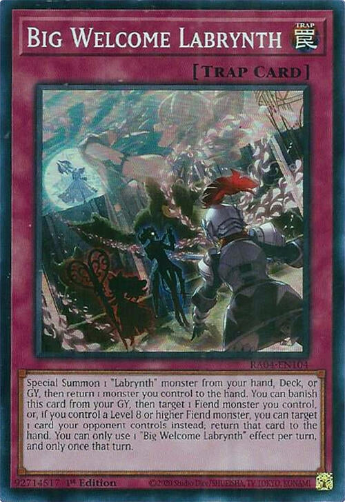 Image for Big Welcome Labrynth (Quarter Century Stampede) (RA04-EN104) - YuGiOh