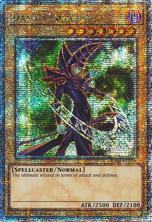 Image for Dark Magician (6th Art) (Quarter Century Secret Rare) (Quarter Century Stampede) (RA04-EN106) - YuGiOh