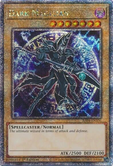 Image for Dark Magician (7th Art) (Quarter Century Secret Rare) (Quarter Century Stampede) (RA04-EN106) - YuGiOh