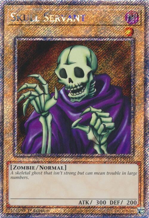 Image for Skull Servant (Platinum Secret Rare) (Quarter Century Stampede) (RA04-EN110) - YuGiOh