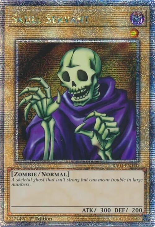 Image for Skull Servant (Quarter Century Secret Rare) (Quarter Century Stampede) (RA04-EN110) - YuGiOh