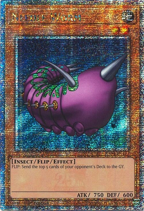 Image for Needle Worm (Quarter Century Secret Rare) (Quarter Century Stampede) (RA04-EN112) - YuGiOh