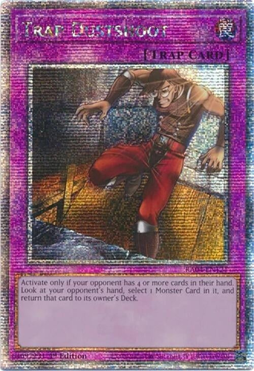 Image for Trap Dustshoot (Quarter Century Secret Rare) (Quarter Century Stampede) (RA04-EN121) - YuGiOh
