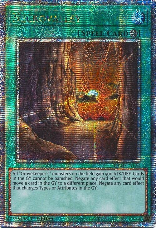 Image for Necrovalley (Quarter Century Secret Rare) (Quarter Century Stampede) (RA04-EN122) - YuGiOh
