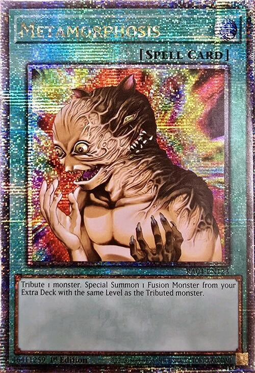 Image for Metamorphosis (Quarter Century Secret Rare) (Quarter Century Stampede) (RA04-EN123) - YuGiOh