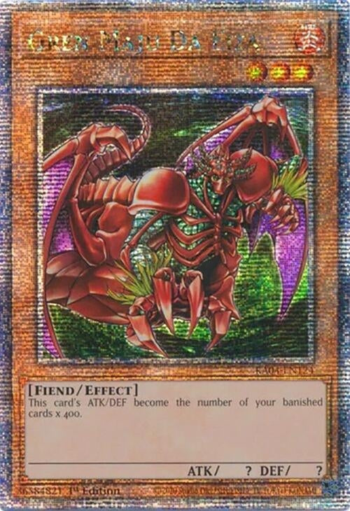 Image for Gren Maju Da Eiza (Quarter Century Secret Rare) (Quarter Century Stampede) (RA04-EN124) - YuGiOh