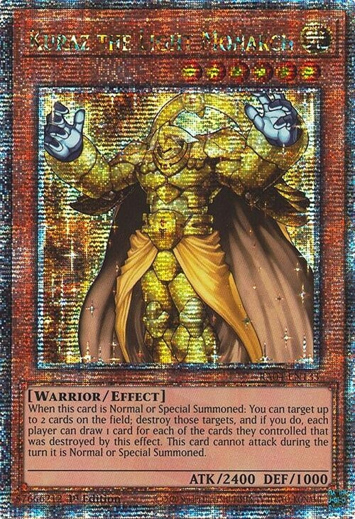 Image for Kuraz the Light Monarch (Quarter Century Secret Rare) (Quarter Century Stampede) (RA04-EN133) - YuGiOh