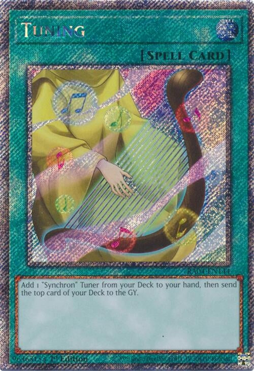 Image for Tuning (Platinum Secret Rare) (Quarter Century Stampede) (RA04-EN144) - YuGiOh