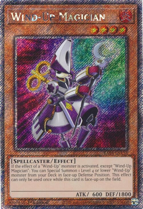 Image for Wind-Up Magician (Platinum Secret Rare) (Quarter Century Stampede) (RA04-EN153) - YuGiOh