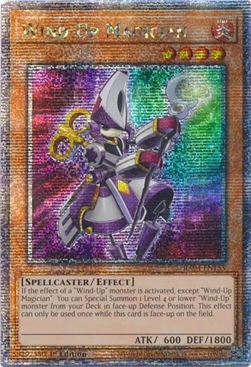Image for Wind-Up Magician (Quarter Century Secret Rare) (Quarter Century Stampede) (RA04-EN153) - YuGiOh