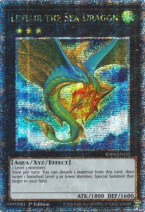 Image for Leviair the Sea Dragon (Quarter Century Secret Rare) (Quarter Century Stampede) (RA04-EN155) - YuGiOh