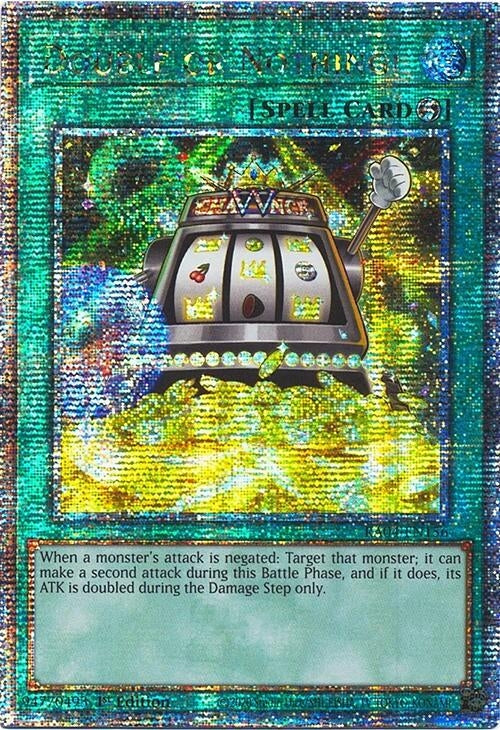 Image for Double or Nothing! (Quarter Century Secret Rare) (Quarter Century Stampede) (RA04-EN156) - YuGiOh