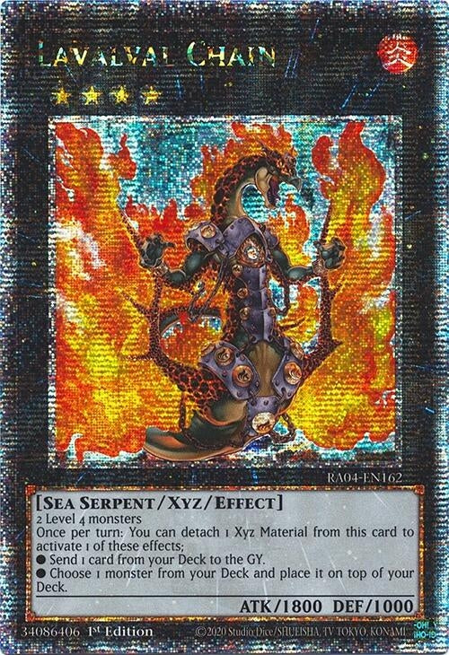 Image for Lavalval Chain (Quarter Century Secret Rare) (Quarter Century Stampede) (RA04-EN162) - YuGiOh