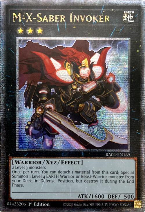 Image for M-X-Saber Invoker (Quarter Century Secret Rare) (Quarter Century Stampede) (RA04-EN169) - YuGiOh