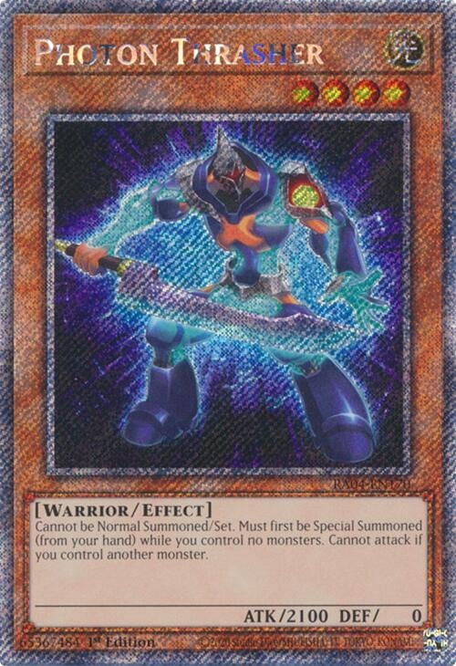 Image for Photon Thrasher (Platinum Secret Rare) (Quarter Century Stampede) (RA04-EN170) - YuGiOh