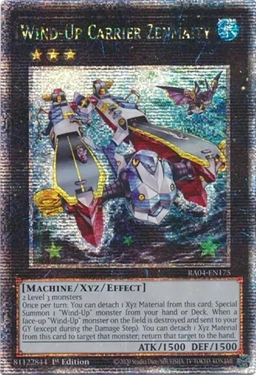 Image for Wind-Up Carrier Zenmaity (Quarter Century Secret Rare) (Quarter Century Stampede) (RA04-EN175) - YuGiOh
