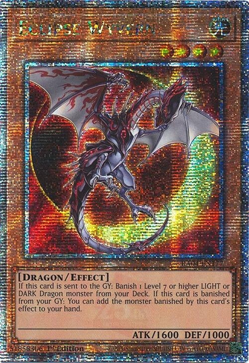 Image for Eclipse Wyvern (Quarter Century Secret Rare) (Quarter Century Stampede) (RA04-EN177) - YuGiOh