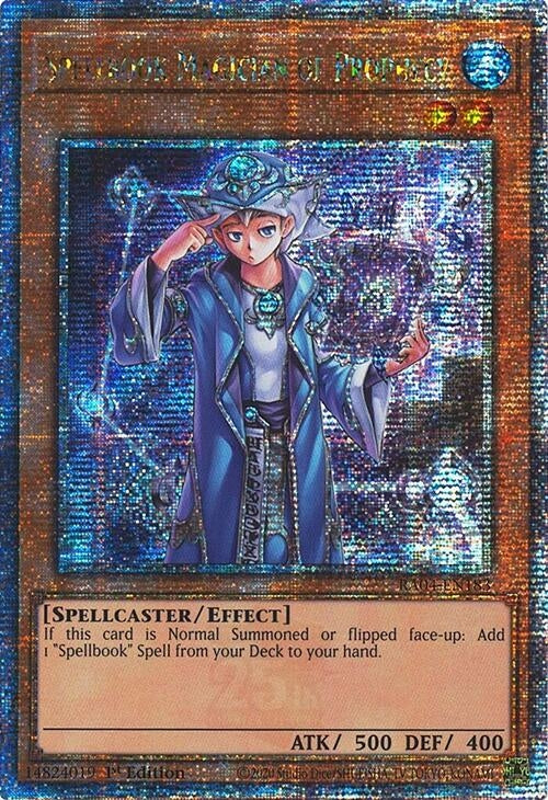 Image for Spellbook Magician of Prophecy (Quarter Century Secret Rare) (Quarter Century Stampede) (RA04-EN183) - YuGiOh