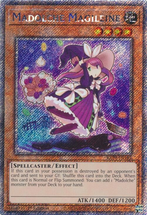 Image for Madolche Magileine (Platinum Secret Rare) (Quarter Century Stampede) (RA04-EN185) - YuGiOh