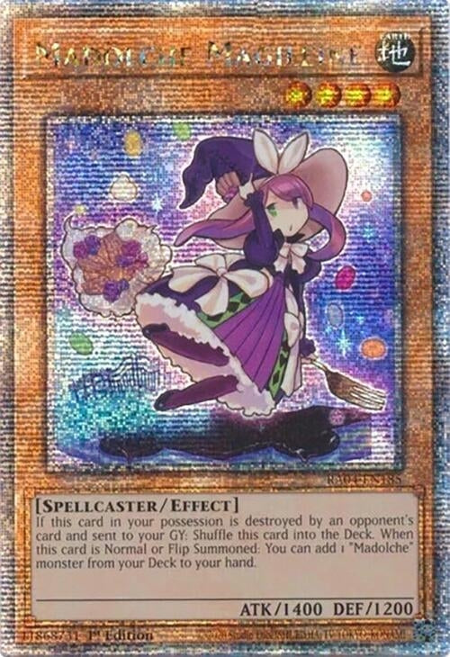 Image for Madolche Magileine (Quarter Century Secret Rare) (Quarter Century Stampede) (RA04-EN185) - YuGiOh