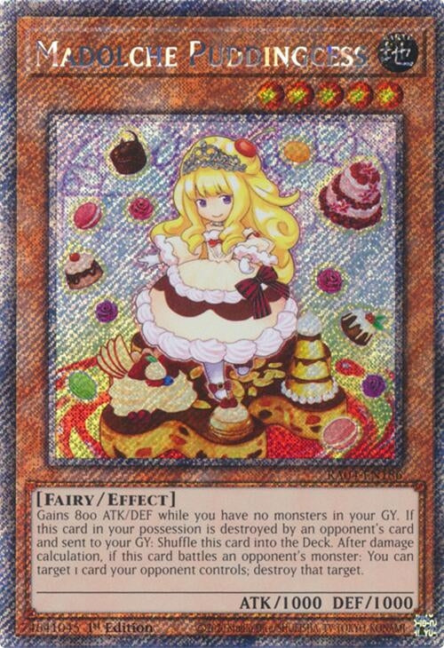 Image for Madolche Puddingcess (Platinum Secret Rare) (Quarter Century Stampede) (RA04-EN186) - YuGiOh
