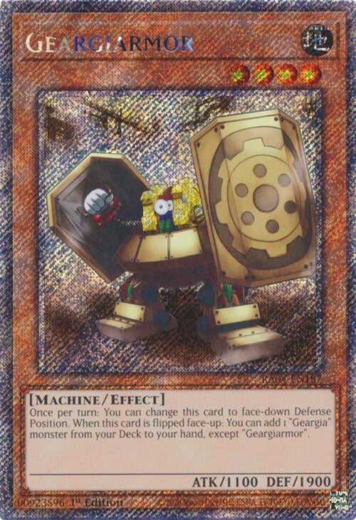 Image for Geargiarmor (Platinum Secret Rare) (Quarter Century Stampede) (RA04-EN187) - YuGiOh