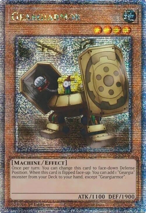 Image for Geargiarmor (Quarter Century Secret Rare) (Quarter Century Stampede) (RA04-EN187) - YuGiOh