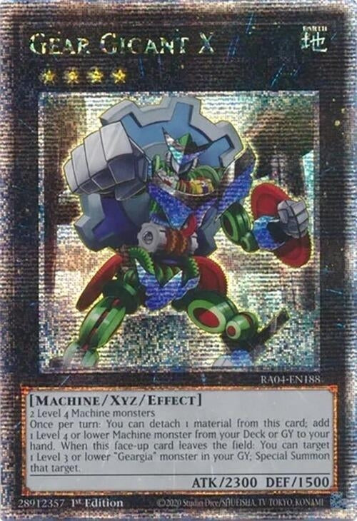 Image for Gear Gigant X (Quarter Century Secret Rare) (Quarter Century Stampede) (RA04-EN188) - YuGiOh