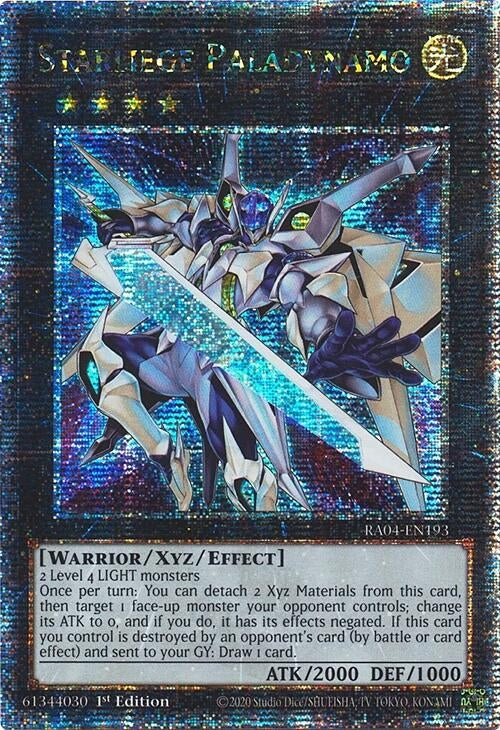 Image for Starliege Paladynamo (Quarter Century Secret Rare) (Quarter Century Stampede) (RA04-EN193) - YuGiOh