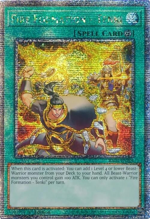 Image for Fire Formation - Tenki (Quarter Century Secret Rare) (Quarter Century Stampede) (RA04-EN201) - YuGiOh