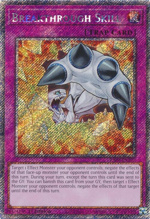 Image for Breakthrough Skill (Platinum Secret Rare) (Quarter Century Stampede) (RA04-EN202) - YuGiOh