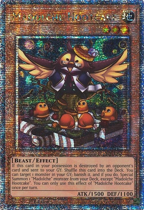 Image for Madolche Hootcake (Quarter Century Secret Rare) (Quarter Century Stampede) (RA04-EN206) - YuGiOh