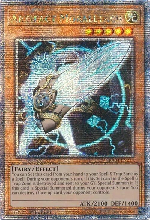 Image for Artifact Moralltach (Quarter Century Secret Rare) (Quarter Century Stampede) (RA04-EN214) - YuGiOh