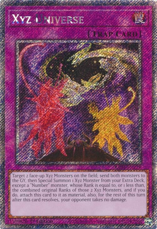 Image for Xyz Universe (Platinum Secret Rare) (Quarter Century Stampede) (RA04-EN218) - YuGiOh