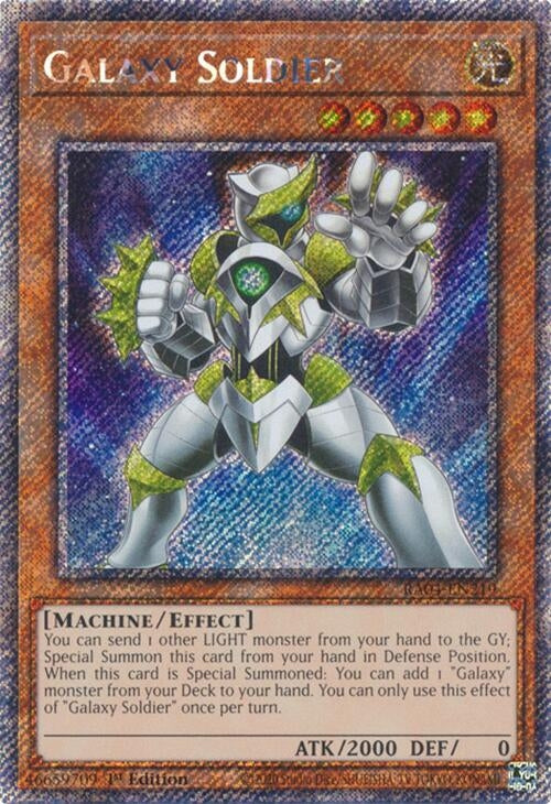 Image for Galaxy Soldier (Platinum Secret Rare) (Quarter Century Stampede) (RA04-EN219) - YuGiOh