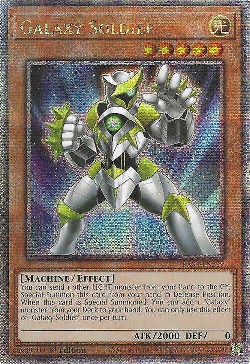 Image for Galaxy Soldier (Quarter Century Secret Rare) (Quarter Century Stampede) (RA04-EN219) - YuGiOh