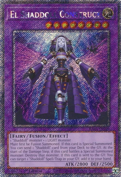 Image for El Shaddoll Construct (Platinum Secret Rare) (Quarter Century Stampede) (RA04-EN229) - YuGiOh