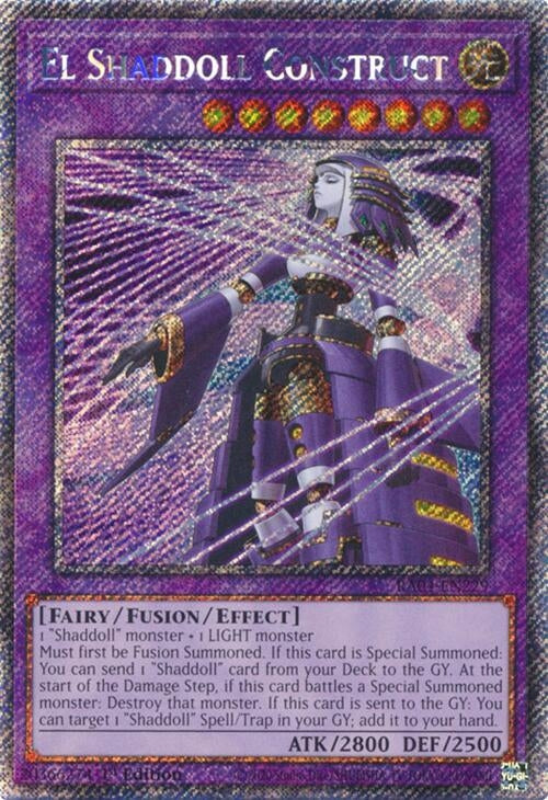 Image for El Shaddoll Construct (Platinum Secret Rare) (Alternate Art) (Quarter Century Stampede) (RA04-EN229) - YuGiOh