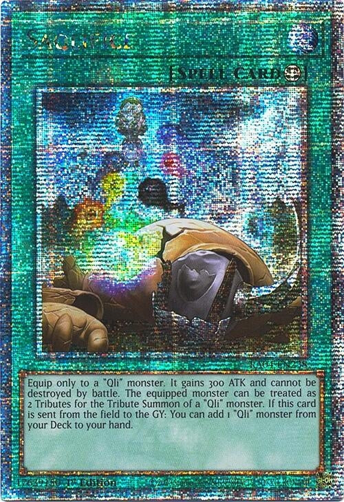 Image for Saqlifice (Quarter Century Secret Rare) (Quarter Century Stampede) (RA04-EN238) - YuGiOh