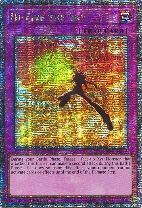 Image for Hi-Five the Sky (Quarter Century Secret Rare) (Quarter Century Stampede) (RA04-EN239) - YuGiOh