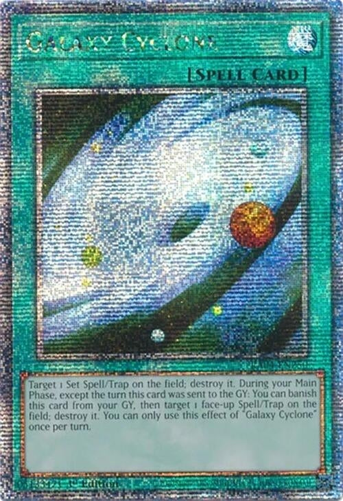 Image for Galaxy Cyclone (Quarter Century Secret Rare) (Quarter Century Stampede) (RA04-EN250) - YuGiOh