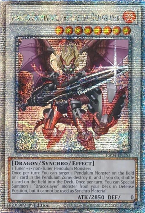 Image for Ignister Prominence, the Blasting Dracoslayer (Quarter Century Secret Rare) (Quarter Century Stampede) (RA04-EN253) - YuGiOh