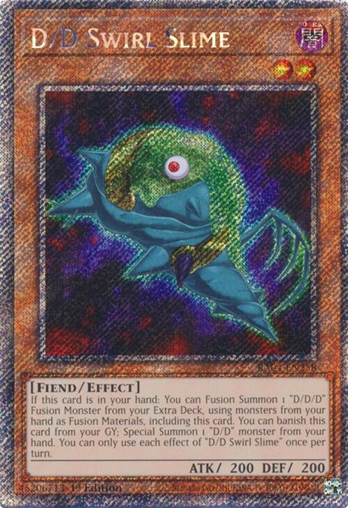 Image for D/D Swirl Slime (Platinum Secret Rare) (Quarter Century Stampede) (RA04-EN258) - YuGiOh