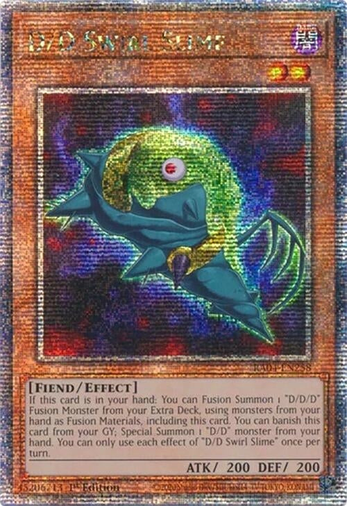 Image for D/D Swirl Slime (Quarter Century Secret Rare) (Quarter Century Stampede) (RA04-EN258) - YuGiOh