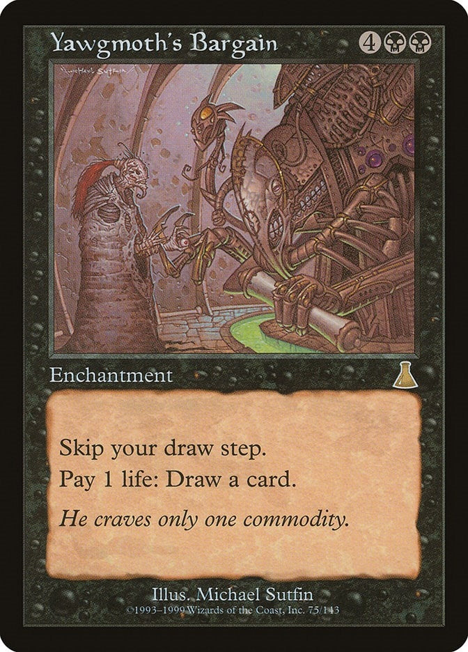 Image for Yawgmoth's Bargain (Urza's Destiny) (75) - Magic: The Gathering