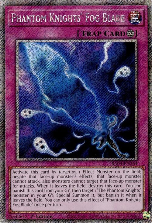 Image for Phantom Knights' Fog Blade (Platinum Secret Rare) (Quarter Century Stampede) (RA04-EN264) - YuGiOh