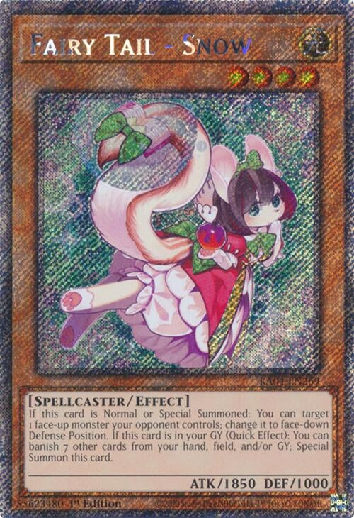 Image for Fairy Tail - Snow (Platinum Secret Rare) (Quarter Century Stampede) (RA04-EN269) - YuGiOh