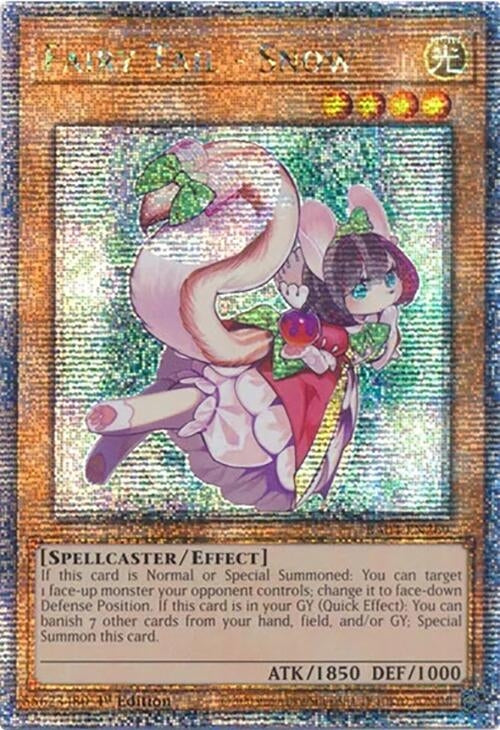 Image for Fairy Tail - Snow (Quarter Century Secret Rare) (Quarter Century Stampede) (RA04-EN269) - YuGiOh